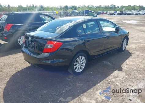 2012 Honda Civic Ex z USA, uszkodzony, nr VIN 19XFB2F87CE088568